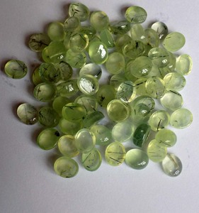 Prix de gros 8x10mm Prehnite perles de pierres précieuses à la mode mariage et bijoux de noël cadeau pierre naturelle avec certificat IGI - Product Image 1