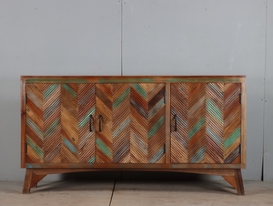 Modern Wooden Cabinet <b>Sideboard</b> Buffet <b>Storage</b> Cabinet for Living Room Dining Room Home Furniture Multi Functional Display - Product Image 4
