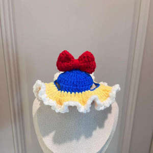 Gorro de Ganchillo para Gatos, Accesorio Popular para Mascotas, Cálido y Moderno - Product Image 2