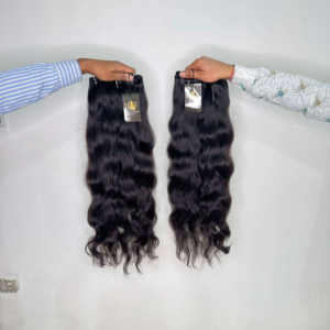 Natural Wavy Loose Deep Wave <b>Curly</b> <b>Hair</b> <b>Extension</b> Raw Temple Wavy Straight Unprocessed Indian Human <b>Hair</b> Bundles - Product Image 2