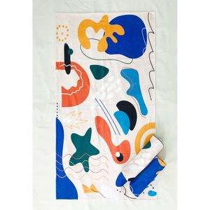 Custom Luxury Microfiber Beach Towel with Logo Design-<b>Light</b> Weight Machine Washable 100% Cotton Great for Bath and <b>Pool</b> Use - Product Image 1