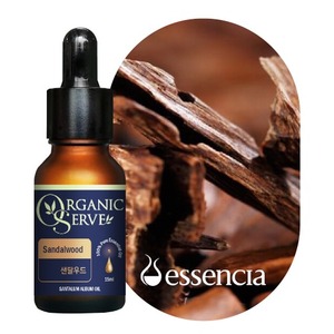 Huile essentielle de bois de santal de qualité thérapeutique 100% pure Essencia Organic 15ml - Product Image 1