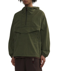 Logotipo personalizado de manga larga Casual Zip up Poliéster Vintage Chaquetas con capucha Deportes al aire libre Chaqueta para hombres - Product Image 3