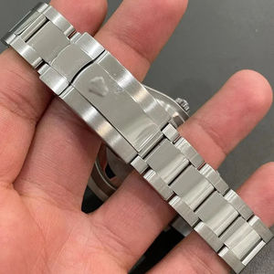 High Quality Luxury VVS Moissanite Diamond Iced Bezel Stainless Steel White <b>Gold</b> Band Automatic Watch Passes Diamond <b>Tester</b> - Product Image 3