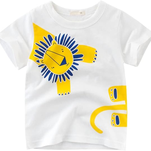 T-shirt en coton tricoté écologique à séchage rapide pour tout-petit garçon – Vêtements de boutique confortables et adaptés à l'été pour enfants - Product Image 3