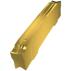 Inserto Indexable ISO GL3-D250G02-PMG8330 de 2.55mm de Ancho con Recubrimiento PVD Dorado para Herramientas de Corte y Conformado, Paquete de 10 - Product Image 2