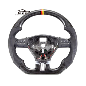 Volant en Fiber de carbone <span class=keywords><strong>prix</strong></span> d'usine Ever-Carbon Racing ECR Hotsell pour volant Volkswagen VW <span class=keywords><strong>Golf</strong></span> MK <span class=keywords><strong>6</strong></span> - Product Image 1