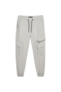 Vente en gros de pantalons légers en coton jumeau 2023 pour hommes, pantalons cargo pour hommes, en pur coton, nouvelle collection 100% - Product Image 2