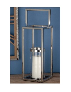 Lanterne en fer d'inspiration vintage avec un design de cage à oiseaux pour les mariages rustiques et l'esthétique de la maison. - Product Image 3