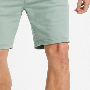 OEM <b>Men's</b> Cotton <b>T</b>-<b>Shirt</b> <b>Shorts</b> <b>Set</b> Custom Logo Two Piece Jogger Pants Breathable Knitted Casual Style for Summer - Product Image 6