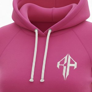 Sweat à capuche pour femme de qualité supérieure, 100% coton molletonné, 300g, séchage rapide, respirant, décontracté, hiver, coupe classique, avec capuche à enfiler, OEM - Product Image 5