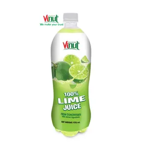 VINUT-botella de PET de 970ml, 100% de jugo de limón, servicio de proveedores de Vietnam