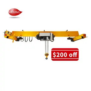 Factory Single Or Double Girder Bridge Crane 5 Ton Electric Hoist Overhead Crane For Warehouse