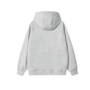 Sudadera con capucha suelta de manga larga con cuello para hombre levantado de bolsillo canguro y patrón de letras para aventuras al aire libre - Product Image 3