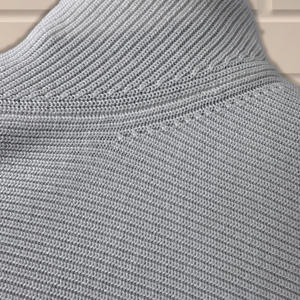 Suéter de punto para hombre, Camiseta de punto con media cremallera de color sólido, cuello redondo de punto grueso, suéter de manga corta de verano/invierno/otoño - Product Image 2