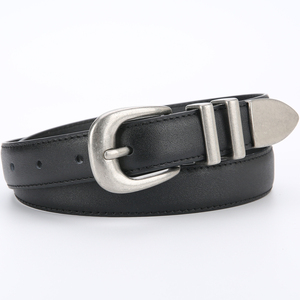 Cinturón de Cuero Genuino Automático de Aleación Personalizado para Hombre, Estilo Casual de Negocios, con Hebilla Deslizante, Impermeable, Transpirable, para Pantalones Occidentales - Product Image 1