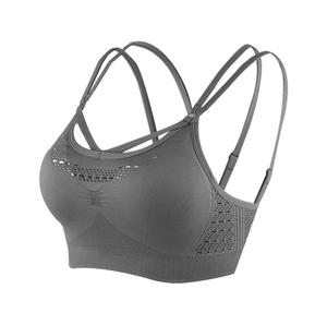 2024 nouveauté dames haute sans couture Yoga sport soutien-gorge Sexy dos nu culture soutien-gorge avec bretelles réglables pour une utilisation en salle de sport - Product Image 2