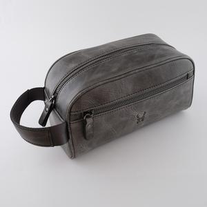 Bolso de cuero genuino Unisex Color gris Diseño especial Bolso de cuero Bolso de mano-Hecho en Turquía - Product Image 2