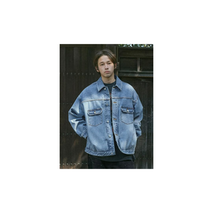 Chaqueta Casual de Invierno para Hombre, Estilo Vintage, Color Sólido, Corte Holgado, Prenda Exterior de Algodón con Diseño Delgado de Botón Sencillo - Product Image 5