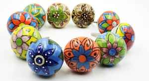 Tiradores de cajón de cerámica cromada pulida personalizados, pomos de puerta para armario de cocina, almacén, gimnasio, muebles hechos a mano, accesorios de armario - Product Image 2