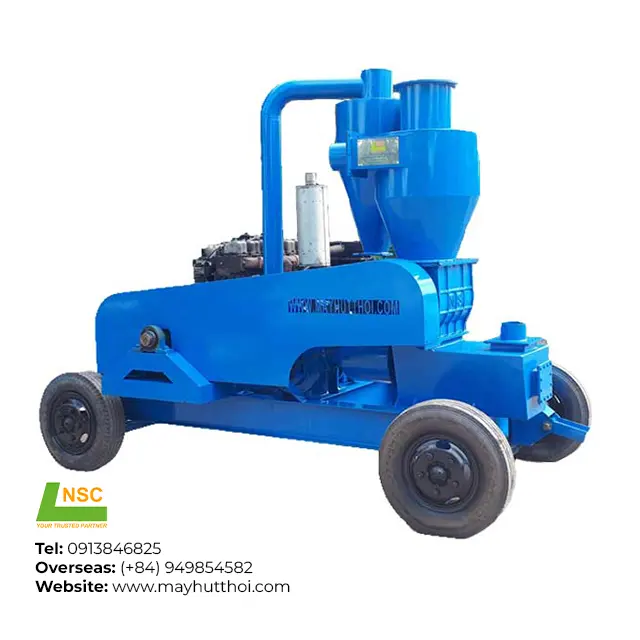 Kapasitas besar dengan mudah dan bebas debu bahan transportasi dengan konveyor pneumatik dibuat di Vietnam
