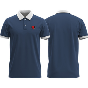 Vente en gros 100% coton pour hommes pour chemises coupe régulière à manches courtes 200g séchage rapide respirant tricoté logo imprimé numérique personnalisé - Product Image 4