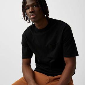 Camisetas cómodas y ligeras de calidad para hombre, camisetas de algodón liso 2024, Camiseta de algodón con cuello redondo para hombre - Product Image 5