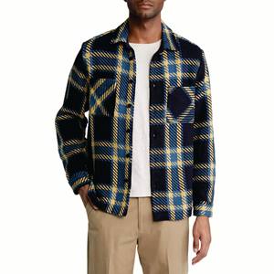 Custom Design High Quality <b>Men</b> Snap Button <b>Chore</b> <b>Jacket</b> Lightweight Stretchy Cotton Shirt <b>Jacket</b> - Product Image 2