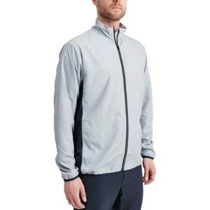 Veste de golf technique pour hommes de haute qualité tissu extensible respirant imperméable coupe athlétique col montant mode - Product Image 2