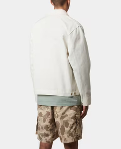 Veste en jean lourde pour homme sur mesure, style vintage, effet usé, veste de travail, veste de camionneur, veste bomber, coupe ample pour le printemps - Product Image 2