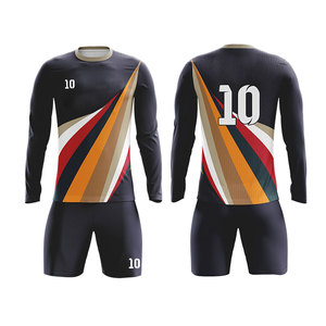 Meilleure conception d'uniforme de football personnalisé vêtements de sport 100% Polyester matériel ensemble d'uniformes de football personnalisés - Product Image 1