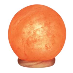 Lampe de sel d'ange sculptée en matériau organique rond moderne avec interrupteur à intensité variable au toucher réel, base sans BPA pour bureau, maison, Noël - Product Image 5