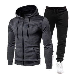 Offre Spéciale OEM ODM Fitness hiver solide à capuche polaire course en plein air uniforme de classe personnalisé sport équipe formation survêtement hommes - Product Image 1