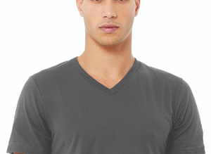 Nouvelle mode 2025 unisexe col en v blanc vente en gros t-shirts pour Sublimation Polyester T-shirt pour unisexe - Product Image 4