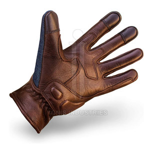 Gants de moto unisexes respirants Offre Spéciale Gants de moto antidérapants à usage sportif fabriqués au Pakistan - Product Image 5