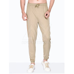 Meilleures ventes Pantalon de survêtement en molleton de style décontracté pour hommes 100% coton Design léger et confortable avec taille moyenne élastique pour adultes - Product Image 1