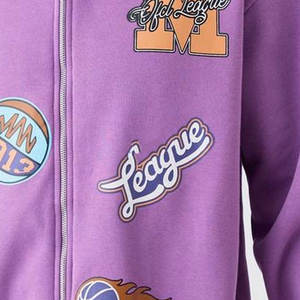 Survêtement tendance de qualité supérieure, fabriqué en usine, effet vieilli, nouveau design de logo sérigraphié, très vendu, effet délavé à l'acide - Product Image 6