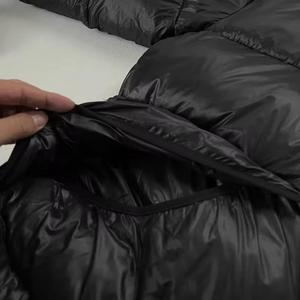 OEM personalizado Unisex de gran tamaño grueso cálido para hombre holgado impermeable Zip up algodón Puffer abajo abrigo Chaqueta Hombre - Product Image 4