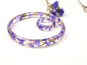 SMART Fine Jewelry Pulseras y brazaletes finos Cadena fina y pulseras de eslabones Resina acrílica Flor Brazalete Pulsera Joyería para - Product Image 3