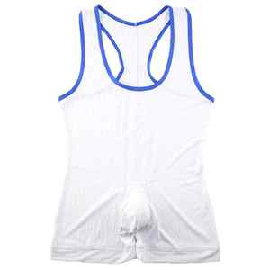 Wholesale Price Custom Made High Quality <b>Men</b> Wrestling <b>Singlets</b> 100% Cotton Sleeveless Tank Top Quick Dry Gym Sport <b>Singlet</b> - Product Image 5