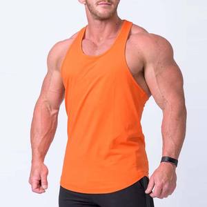 Ropa de hombre de talla grande camisetas sin mangas para hombre a la venta ropa de gimnasio transpirable hecha a medida OEM camisetas personalizadas ropa de fitness de secado rápido - Product Image 1