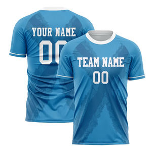 Las camisetas de fútbol de manga corta de moda más vendidas para adultos-100% poliéster camisetas de fútbol personalizables de secado rápido - Product Image 5