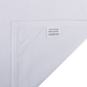 Saco de harina de algodón 100%, toallas de cocina tejidas, estilo cuadrado liso con impresión de costura personalizable, limpieza desechable para el hogar - Product Image 4