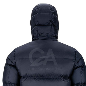 Nueva y elegante chaqueta de burbujas acolchada cálida en blanco para hombre, chaqueta acolchada de moda de alta calidad para exteriores de invierno para hombre - Product Image 6