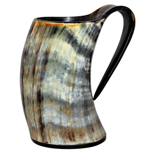 Taza para beber de cuerno de buey de gran capacidad con logotipo personalizado 100 tazas de cuerno para beber hechas a mano puras naturales precio bajo - Product Image 3