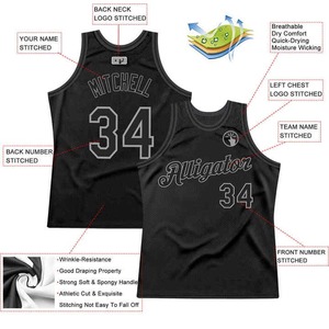 OEM Diseño Personalizado EE. UU. Bordado Retro Baloncesto Jersey Sublimación Venta al por mayor Transpirable Baloncesto Desgaste Nueva Moda - Product Image 6
