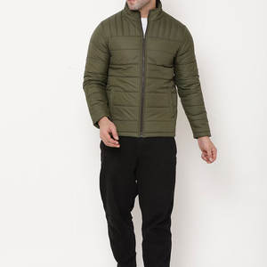 Veste Puffer en gros veste d'hiver personnalisée avec logo personnalisé OEM imprimée de haute qualité pour hommes veste buffante avec poches - Product Image 5