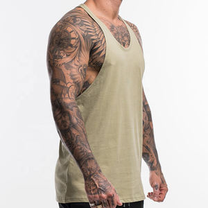 Débardeur de sport pour homme en coton 100% personnalisé, respirant, sans manches, à la vente, absorbant la transpiration - Product Image 3