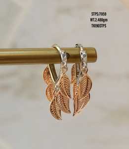 charm Jewelry 925 <b>silver</b> rose gold plated Minimalist <b>Earrings</b> For Women Girls Wholesale Factory <b>Huggie</b> <b>Earring</b> - Product Image 6