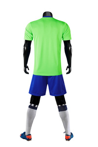 เสื้อฟุตบอลเยาวชนแฟชั่นชุดฟุตบอลปรับแต่งสีขาวดำชุดฟุตบอลเจอร์ซีย์ฟุตบอล - Product Image 3